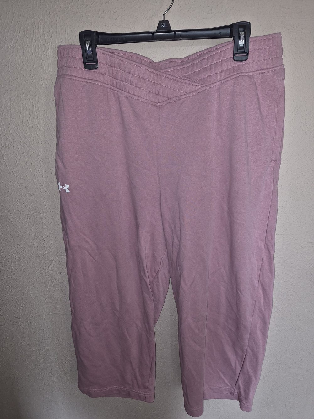Under Armour Dusty Rose Cropped Sweatpants